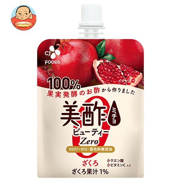 楽天飲料 食品専門店 味園サポートCJジャパン 美酢（ミチョ） ビューティーZERO ざくろ 150gパウチ×36本入｜ 送料無料 お酢 ざくろ ビネガー ゼリー