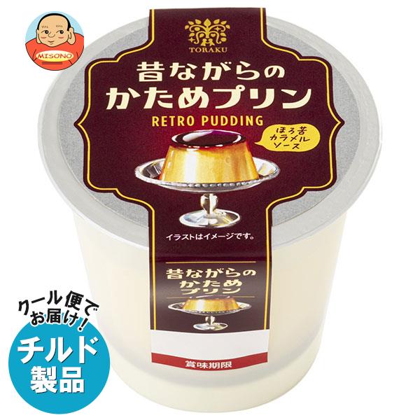 トーラク 昔ながらのかためプリン 90g×6個入×(2ケース)｜ 送料無料 チルド商品 プリン デザート おやつ