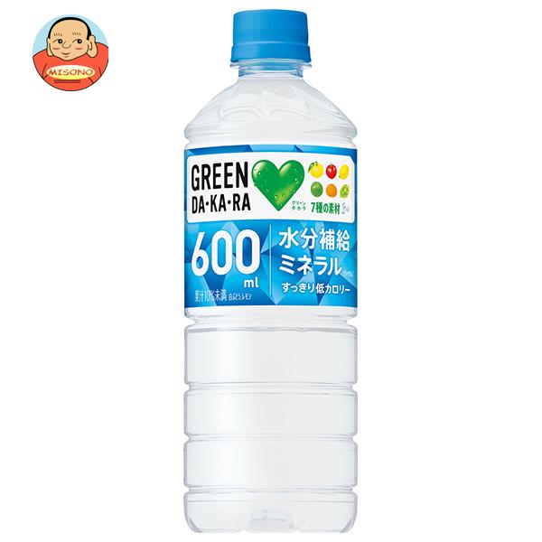 サントリー GREEN DAKARA(グリーン ダカラ)【自動販売機用】 600mlペットボトル×24本入｜送料無料 dakara スポーツドリンク 熱中症対策 PET