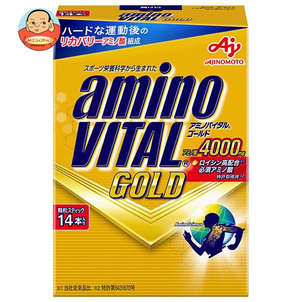 楽天飲料 食品専門店 味園サポート味の素 アミノバイタルGOLD 65.8g（4.7g×14）×5箱入｜ 送料無料 スポーツ アミノ酸 ビタミン 顆粒 スティック