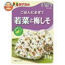 田中食品 ごはんにまぜて 若菜と梅しそ 31g×10袋入| 送料無料 ふりかけ チャック袋 調味料 まぜごはんの素