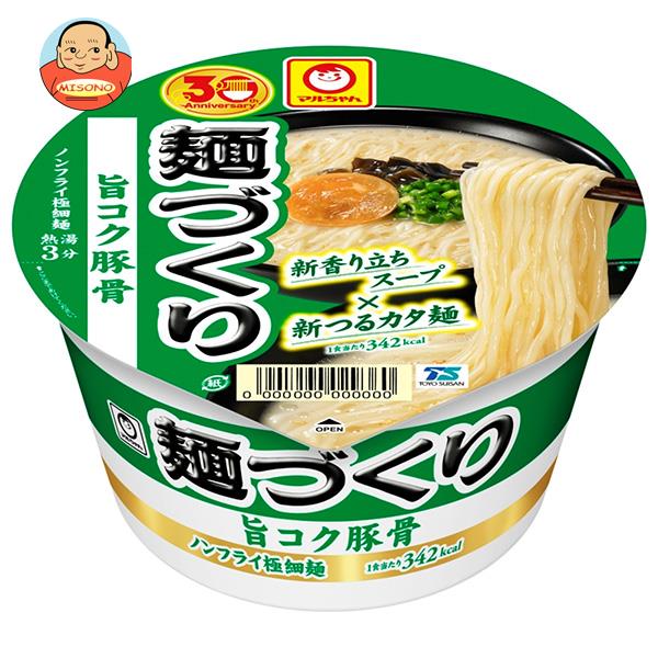 東洋水産 マルちゃん 麺づくり 旨コク豚骨 87g×12個入｜ 送料無料 インスタント カップ麺 とんこつラーメンのサムネイル