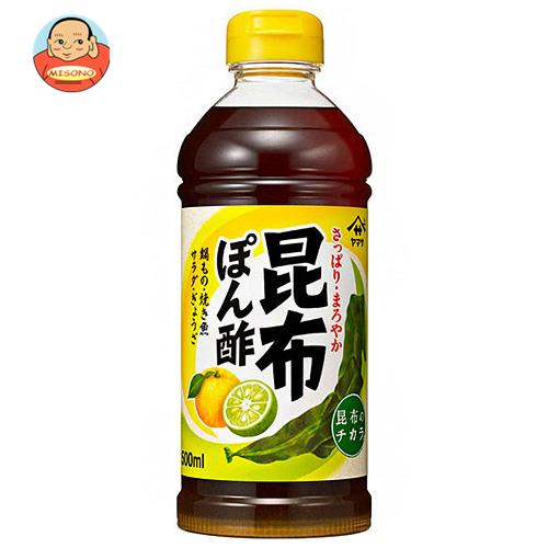 ヤマサ醤油 昆布ぽん酢 500mlペットボトル×12本入×(2ケース)｜ 送料無料 ぽん酢 ポン酢 味ぽん 昆布 こんぶ 調味料