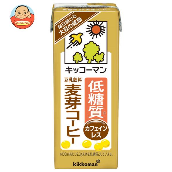 キッコーマン 低糖質 豆乳飲料 麦芽