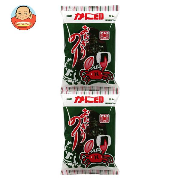 木村海苔 かに印 おにぎりのり 7切6枚10P×10個入｜ 送料無料 海苔 おにぎり ごはん ご飯 ごはんのおとも 国産