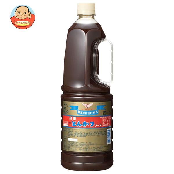 ハグルマ 徳用 とんかつソース 1.8Lペットボトル×6本入| 送料無料 一般食品 調味料 ソース PET