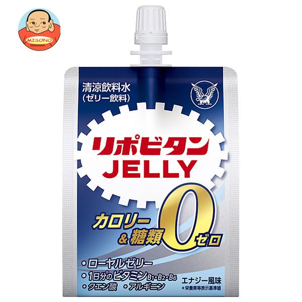 楽天飲料 食品専門店 味園サポート大正製薬 リポビタンゼリーZERO 180g×36本入｜ 送料無料 ゼリー飲料 リポビタン パウチ カロリーゼロ