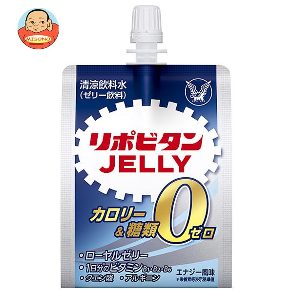 大正製薬 リポビタンゼリーZERO 180g×36本入×(2ケース)| 送料無料 ゼリー飲料 リポビタン パウチ カロリーゼロ