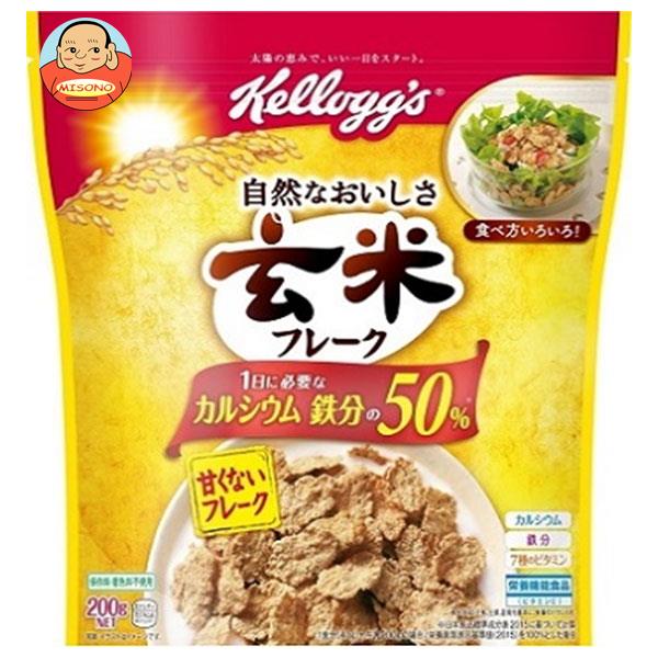 ケロッグ 玄米フレーク 240g×6入｜ 送料無料 一般食品 健康食品 袋