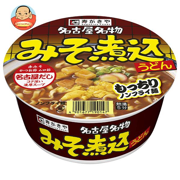 寿がきや カップ みそ煮込うどん 106g×12個入｜ 送料無料 一般食品 インスタント食品 カップ麺 うどん