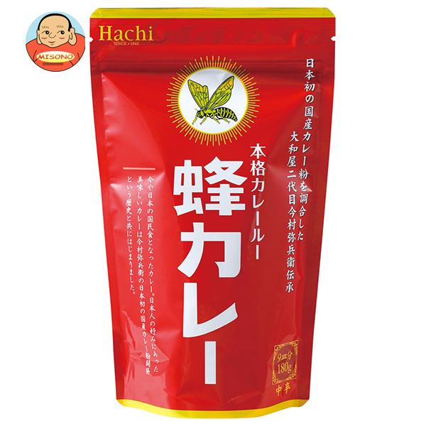 ハチ食品 蜂カレー カレールー中辛 180g×12個入｜ 送料無料 一般食品 調味料 カレールー 袋のサムネイル