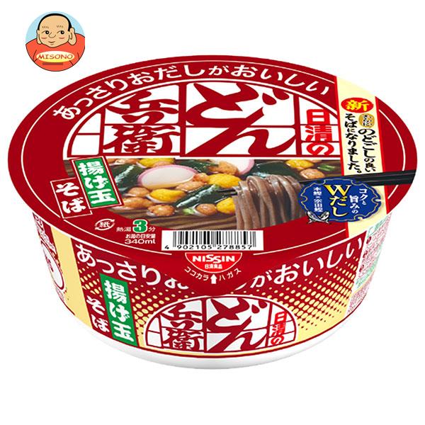 日清食品 日清のあっさりおだしがおいしいどん兵衛 揚げ玉そば 70g×12個入｜ 送料無料 インスタント麺 ..