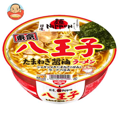 日清食品 麺ニッポン 八王子たまねぎ醤油ラーメン 112g×12個入｜ 送料無料 一般食品 インスタント食品 カップめん 即席 ラーメン 醤油