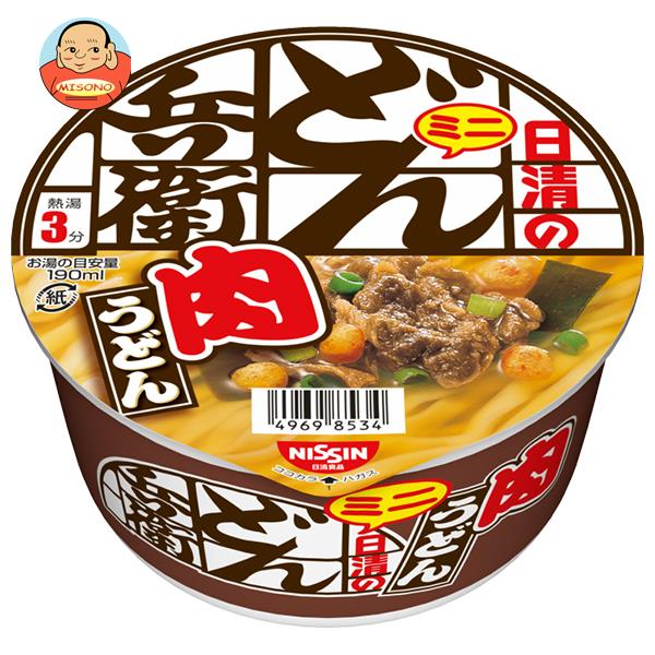 日清食品 日清のどん兵衛 肉うどんミニ 40g×24(12×2)個...