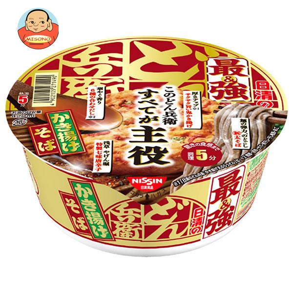 日清食品 日清の最強どん兵衛 かき揚げそば 101g×12個入｜ 送料無料 インスタント 即席 カップ麺 そば どん兵衛のサムネイル