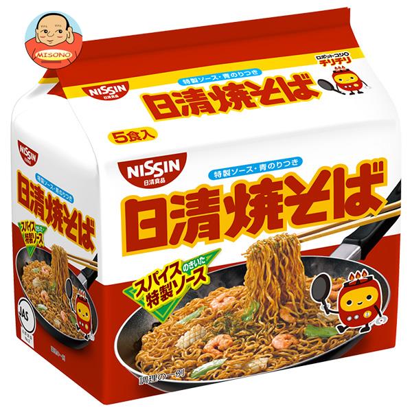 楽天飲料 食品専門店 味園サポート日清食品 日清焼そば 5食パック×6個入｜ 送料無料 焼そば 日清 インスタント 袋麺 即席