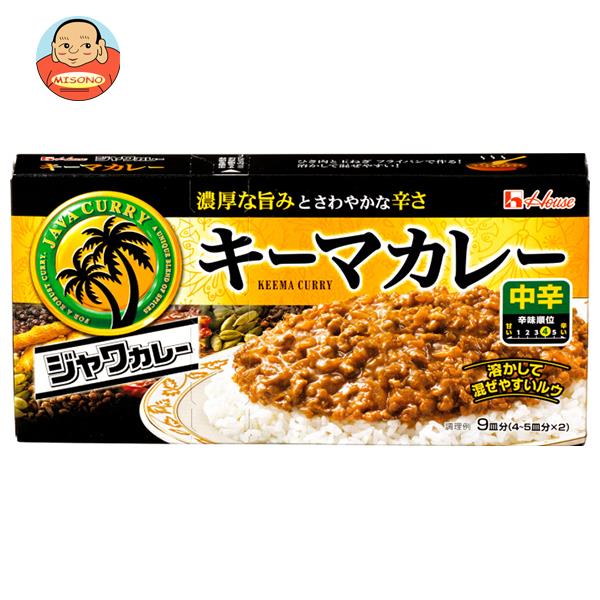 ハウス食品 ジャワカレー キーマカレー 中辛 176g×10個入｜ 送料無料 カレー 中辛 ルー カレールウ キーマカレー