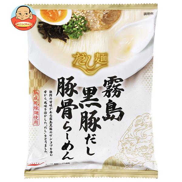 【送料無料・メーカー/問屋直送品・代引不可】国分 tabete だし麺 霧島黒豚だし 豚骨ラーメン 100g×10袋入｜ ラーメン インスタント 袋麺