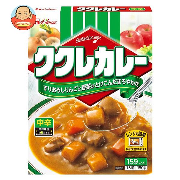 ハウス食品 ククレカレー 中辛 180g 30個入 2ケース ｜ 送料無料 一般食品 レトルト食品 カレー