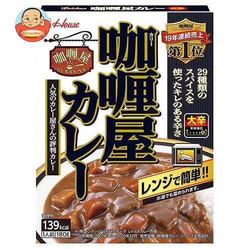 [ポイント5倍！5/16(金)1時59分まで全品対象エントリー&購入]ハウス食品 カリー屋カレー 大辛 180g×30個入｜ 送料無料 一般食品 レトルト カレー 大辛のサムネイル