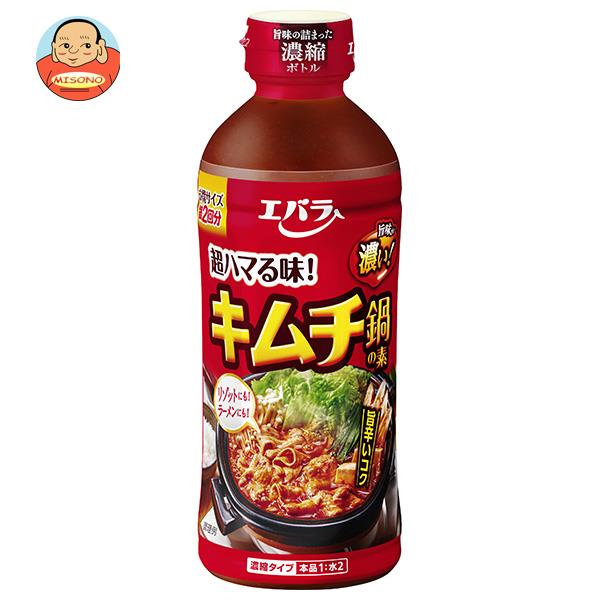 エバラ食品 キムチ鍋の素 500ml×12本入｜ 送料無料 だし 鍋スープ 濃縮 キムチ 素 鍋のサムネイル