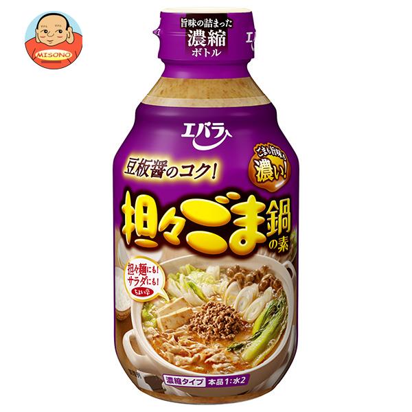 エバラ食品 担々ごま鍋の素 300ml瓶×12本入｜ 送料無料 だし 鍋スープ 濃縮 担々 ごま 素 鍋 豆板醤