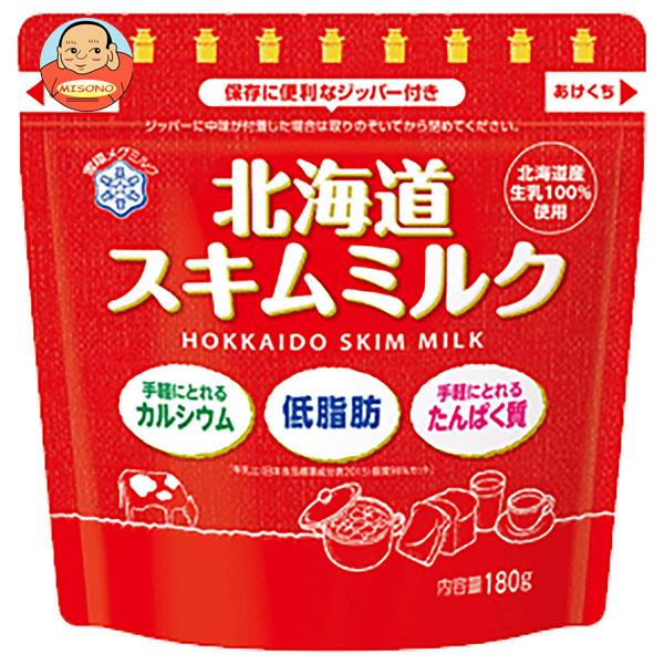 雪印メグミルク 北海道スキムミルク 180g×12袋入×(2ケース)｜ 送料無料 嗜好品 脱脂粉乳 スキムミルク 袋