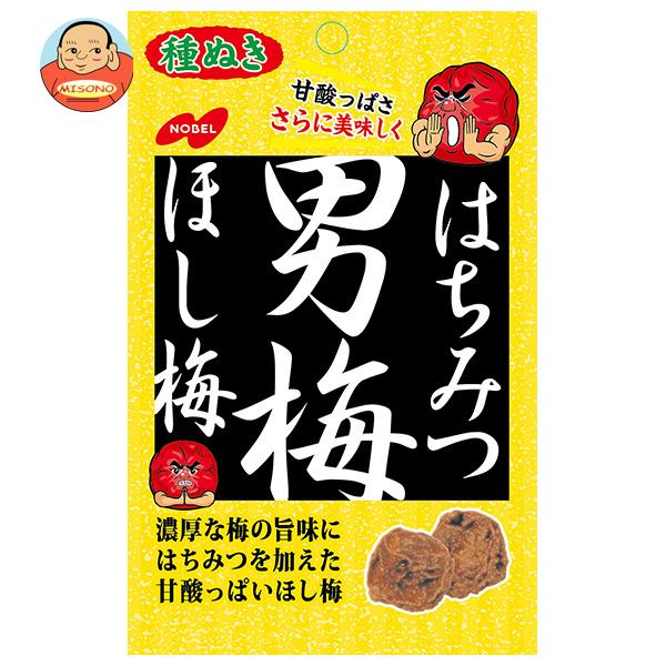 ノーベル製菓 はちみつ男梅ほし梅 20g×6袋入｜ 送料無料 お菓子 うめ 袋