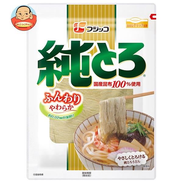 フジッコ 純とろ 大袋 23g×20袋入×(2ケース)｜ 送料無料 食品 とろろ 昆布 こんぶ