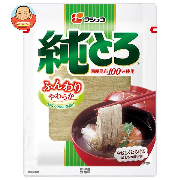 フジッコ 純とろ 小袋 18g×20袋入×(2ケース)｜ 送料無料 食品 とろろ 昆布 こんぶ