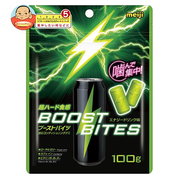 【11月4日(土)20時〜全品対象エントリー&購入でポイント5倍】明治 ブーストバイツ 100g×6袋入×(2ケース)｜ 送料無料 お菓子 グミ エナジードリンク カフェイン ローヤルゼリーのサムネイル