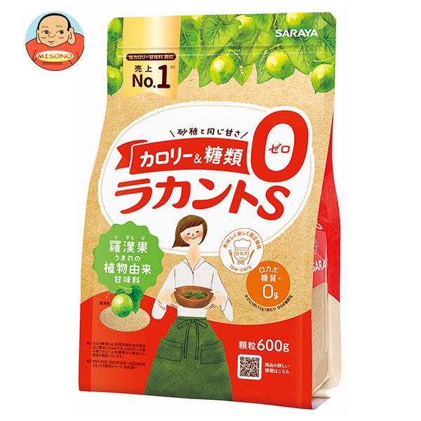 サラヤ ラカントS 顆粒 600g×6袋入｜ 送料無料 無添加 ゼロカロリー 甘味料 顆粒