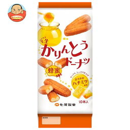 七尾製菓 半生かりんとうドーナツ 蜂蜜 10本×12袋入×(2ケース)｜ 送料無料 お菓子 洋菓子 ドーナツ どーなつ 個包装 はちみつ