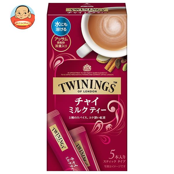 片岡物産 トワイニング チャイ ミルクティー (13.8g×5本)×30箱入×(2ケース)｜ 送料無料 嗜好品 インスタント 紅茶 粉末 ミルクティー 箱