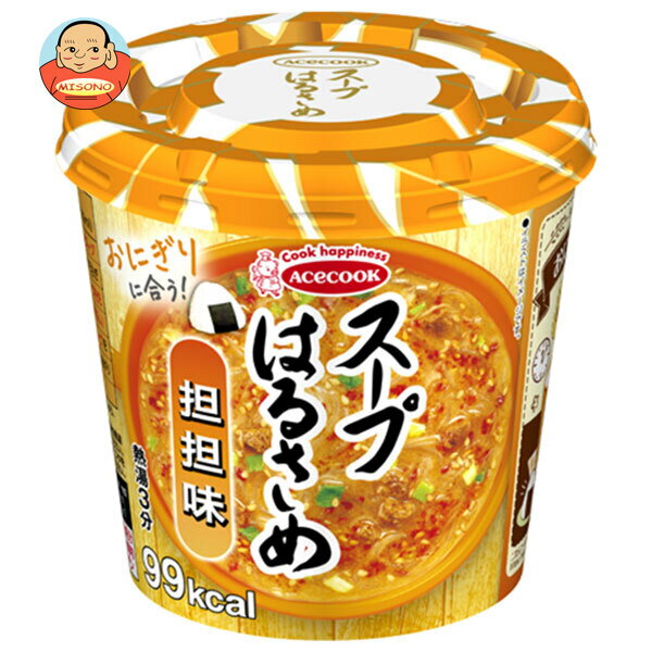 Rakuten - [ポイント5倍！6/11(木)1時59分まで全品対象エントリー&購入]エースコック スープはるさめ 担担味 31g×12(6×2)個入｜ 送料無料 はるさめ 春雨 スープ インスタント 即席