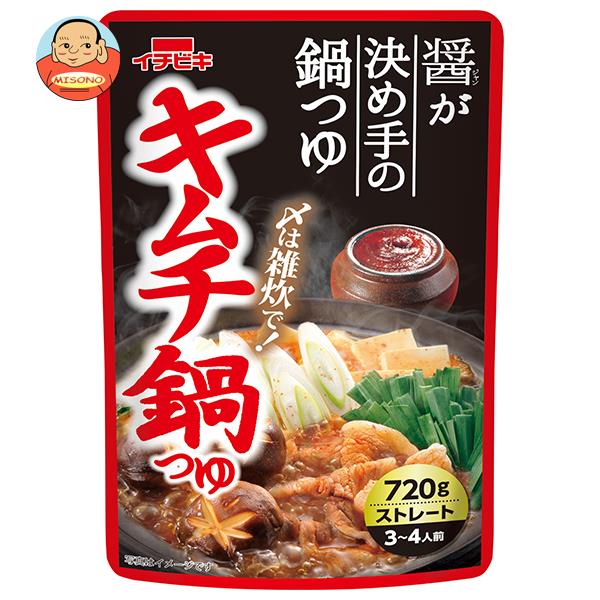 JANコード:4901011576026 原材料 コチュジャン(国内製造)、ぶどう糖果糖液糖、食塩、しょうゆ、豆板醤、砂糖、みそ、にんにく、魚醤(魚介類)、ポークエキス、蝦醤、キムチ粉末調味料、醸造酢、鰹エキス、発酵調味料、昆布エキス/調味料(アミノ酸等)、アルコール、パプリカ色素、酸味料、香辛料抽出物、香料、(一部にえび・小麦・ごま・大豆・豚肉・魚醤(魚介類)を含む) 栄養成分 (100gあたり)エネルギー21kcal、たんぱく質1.3g、脂質0.1g、炭水化物3.8g、食塩相当量2.7g 内容 カテゴリ：一般食品、調味料、鍋スープサイズ：600〜995(g,ml) 賞味期間 (メーカー製造日より)24ヶ月 名称 鍋つゆ（ストレートタイプ） 保存方法 直射日光を避け常温で保存 備考 製造者:イチビキ株式会社名古屋市熱田区新尾頭1丁目11番6号 ※当店で取り扱いの商品は様々な用途でご利用いただけます。 御歳暮 御中元 お正月 御年賀 母の日 父の日 残暑御見舞 暑中御見舞 寒中御見舞 陣中御見舞 敬老の日 快気祝い 志 進物 内祝 御祝 結婚式 引き出物 出産御祝 新築御祝 開店御祝 贈答品 贈物 粗品 新年会 忘年会 二次会 展示会 文化祭 夏祭り 祭り 婦人会 こども会 イベント 記念品 景品 御礼 御見舞 御供え クリスマス バレンタインデー ホワイトデー お花見 ひな祭り こどもの日 ギフト プレゼント 新生活 運動会 スポーツ マラソン 受験 パーティー バースデー