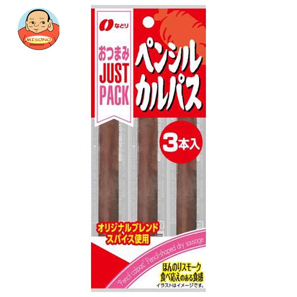 JANコード:4902181100905 原材料 鶏肉(国産)、豚脂肪、畜肉(豚肉、牛肉)、粉末水あめ、食塩、香辛料、植物性たん白、(大豆を含む)、ビーフエキス、香味油、砂糖、たん白加水分解物、(ゼラチンを含む)、/トレハロース、加工でん粉、(小麦由来)、ガゼインNa(乳由来)、調味料(アミノ酸等)、pH調整剤、リン酸塩(Na)、ソルビトール、酸化防止剤(ビタミンC)、着色料(紅麹、カラメル)、発色剤(亜硝酸Na) 栄養成分 (1本(7g)当たり)エネルギー32kcal、たんぱく質1.3g、脂質2.3g、炭水化物1.4g、食塩相当量0.3g 内容 カテゴリ：お菓子、珍味・おつまみ、袋サイズ：165以下(g,ml) 賞味期間 (メーカー製造日より)5ヶ月 名称 ドライソーセージ 保存方法 直射日光、高温多湿を避け、常温で保存してください。 備考 販売者:株式会社なとり東京都北区王子5-5-1 ※当店で取り扱いの商品は様々な用途でご利用いただけます。 御歳暮 御中元 お正月 御年賀 母の日 父の日 残暑御見舞 暑中御見舞 寒中御見舞 陣中御見舞 敬老の日 快気祝い 志 進物 内祝 御祝 結婚式 引き出物 出産御祝 新築御祝 開店御祝 贈答品 贈物 粗品 新年会 忘年会 二次会 展示会 文化祭 夏祭り 祭り 婦人会 こども会 イベント 記念品 景品 御礼 御見舞 御供え クリスマス バレンタインデー ホワイトデー お花見 ひな祭り こどもの日 ギフト プレゼント 新生活 運動会 スポーツ マラソン 受験 パーティー バースデー