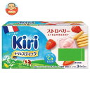 【送料無料・メーカー/問屋直送品・代引不可】【チルド商品】伊藤ハム キリ&スティック ストロベリー 3パック入り 105g×12個入×(2ケース)| チーズ 乳...