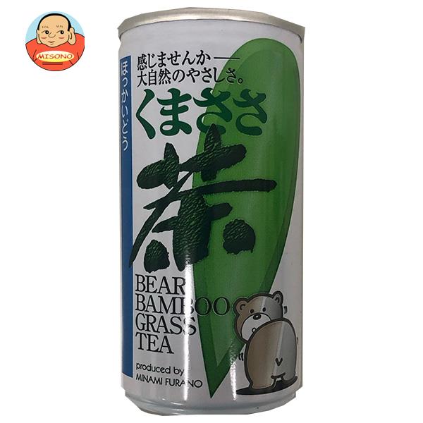 南富良野町振興公社 くまささ茶 190g缶×30本入×(2ケース)｜ 送料無料 お茶 茶 おちゃ くまささ 缶