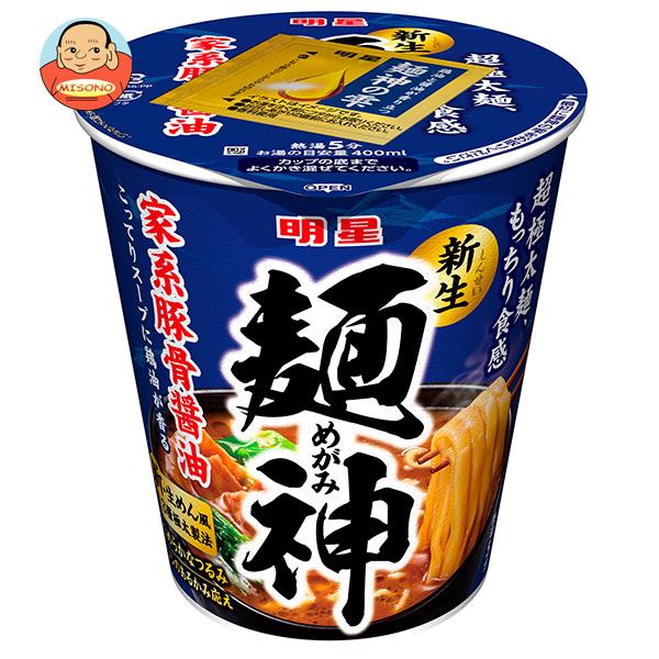 明星食品 麺神カップ 家系豚骨醤油 99g×12個入｜ 送料無料 インスタント 即席 カップ麺 しょうゆ ラーメンのサムネイル
