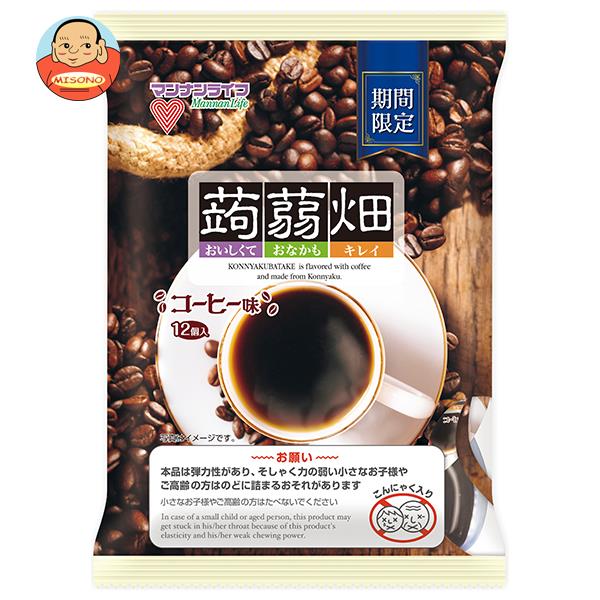 マンナンライフ 蒟蒻畑コーヒー味 (25g×12個)×12袋入｜ 送料無料 こんにゃくゼリー 珈琲 コーヒーのサムネイル