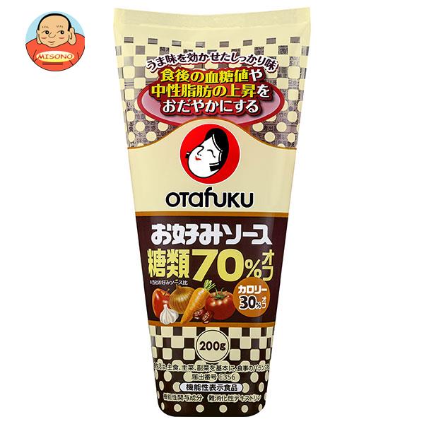 オタフク お好みソース 糖類70％オフ 200g×12本入｜ 送料無料 調味料 ソース 糖質オフ お ...