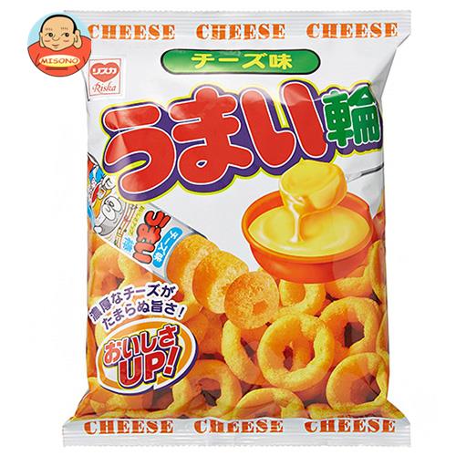 リスカ うまい輪チーズ味 75g×12袋入 メーカー 問屋直送| 送料無料 お菓子 スナック菓子 チーズ
