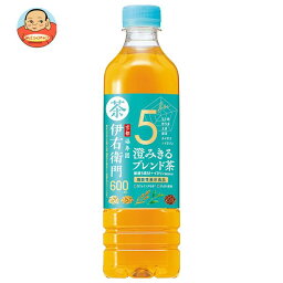 サントリー 伊右衛門(いえもん) 澄みきるブレンド茶【手売り用】 600mlペットボトル×24本入｜ 送料無料 お茶飲料 緑茶 PET ブレンド茶