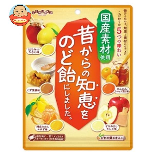 扇雀飴本舗 昔からの知恵をのど飴にしました。 92g×10袋入｜ 送料無料 菓子 飴 ハチミツ 生姜 フルーツ のど飴 アソート