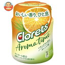モンデリーズ・ジャパン クロレッツアロマタイムレモングラス香るオレンジ味ボトル 121g×6個入| 送料無料 お菓子 ガム 粒ガム