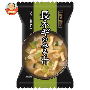 【1月28日(日)1時59分まで全品対象エントリー&購入でポイント5倍】MCLS 一杯の贅沢 長ネギのみそ汁 8食×2箱入×(2ケース)｜ 送料無料 味噌汁 フリーズドライ インスタント 即席