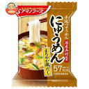 アマノフーズ フリーズドライ にゅうめん まろやか鶏だし 4食×12箱入| 送料無料 一般食品 インスタント食品 即席