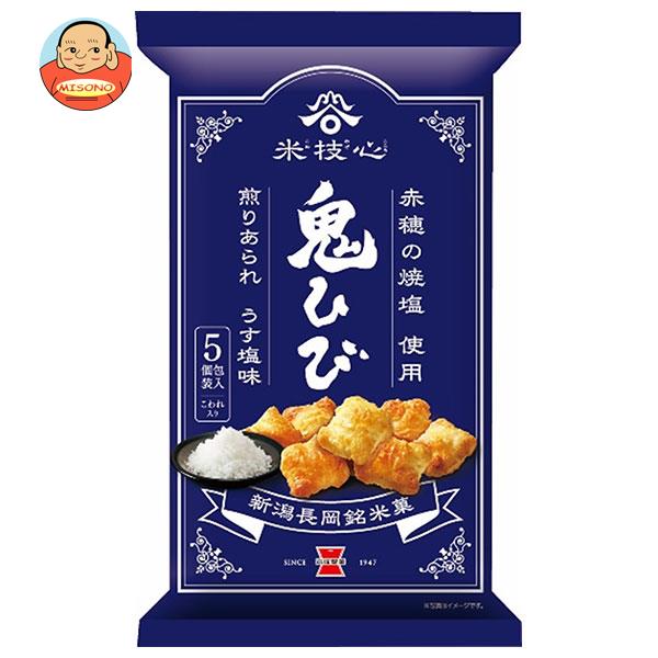 【送料無料 メーカー/問屋直送品 代引不可】岩塚製菓 鬼ひび うす塩味 116g×12袋入｜ お菓子 おつまみ せんべい 袋 あられ うすしお うす塩