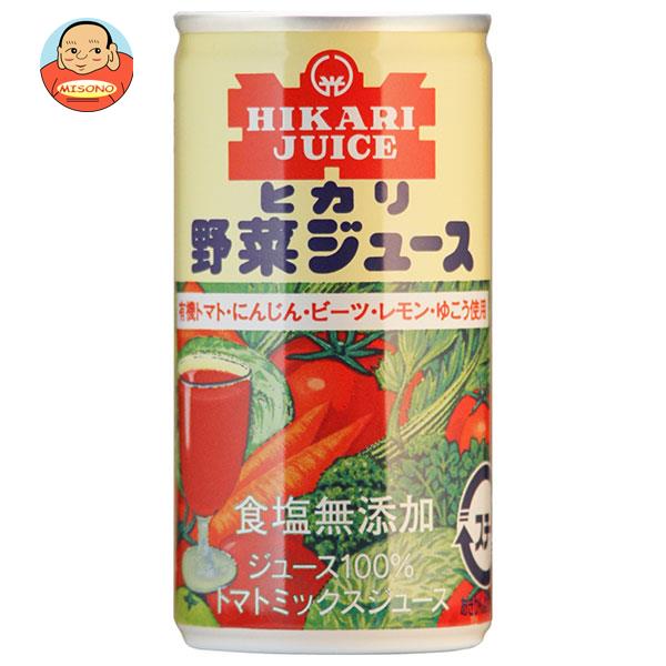 光食品 野菜ジュース 食塩無添加 190g缶×30本入| 送料無料 野菜 ジュース 有機 果汁 リコピン オーガニックトマト